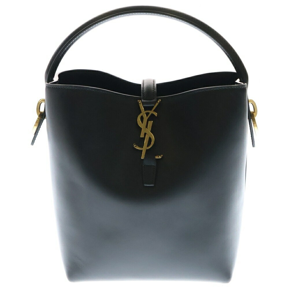 SAINT LAURENT PARIS Handbag Shoulder Bag Black Leather